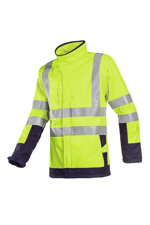 Scurta cu protectie contra arcului electric softshell PLAYFORD ye/navy