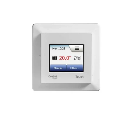 Термостат TOUCH +5°C до +40°C, 16A, 3600W, с сенсорным экраном