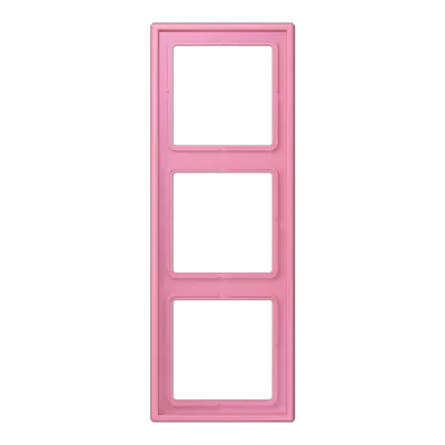 LC983246 Рамка для 3 модулей Les Couleurs® Le Corbusier, rose vif (4320C)