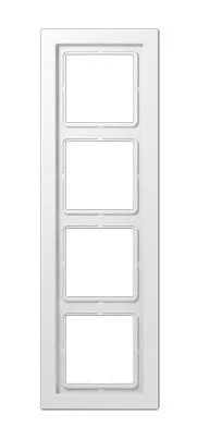 Рамка для 4 модулей, LS Design, белая