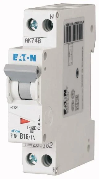 Автоматический выключатель PLN4-B16/1N-DE