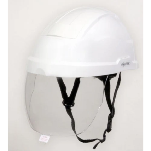 Casca de protectie cu ecran integrat pentru electricieni