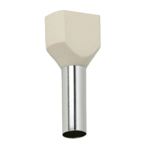 Papuc pin 2x16,00mm2 bej (25 buc/set) SP-IKY/2x16-14