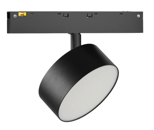 Projector sina magnetica Round light 8W 4000K black seria 13.3mm