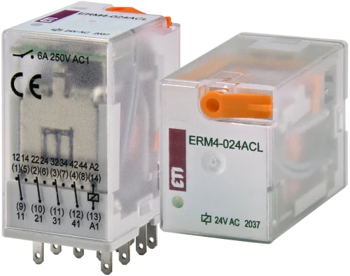 ERM4-024ACL Releu intermediar 6A 24V 4 contacte