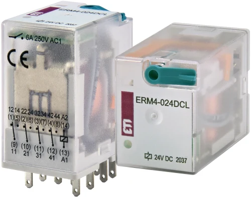 ERM4-024DCL Releu intermediar 6A 24VDC 4 contacte