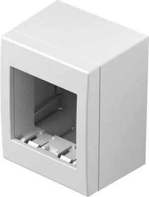 Коробка накладная 2М AC21PW-U, белая