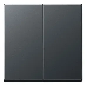 A595BFANM Clapa intrerupator/buton dublu, antracit mat