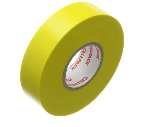 Изолента желтая 0.15mm*19mm*25m