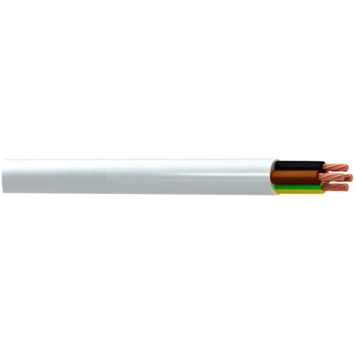 Кабель H05VV 5G4 mm2 белый (B)