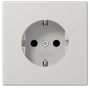 LS1520KILG Розетка Schuko с защитой, светло-серый