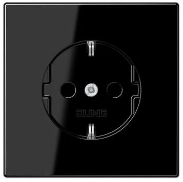 LS1520KISW Priza Schuko 16 А cu protectie, negru