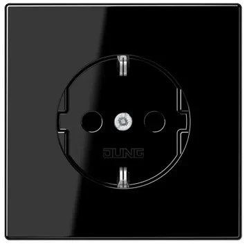 LS1520KISW Розетка Schuko 16A с защитой, черный