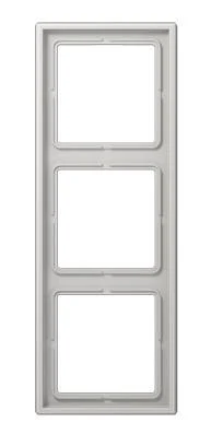 Рамка для 3 модулей, LS 990, светло-серый