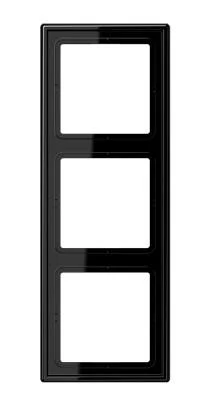 Рамка для 3 модулей, LS 990, черный