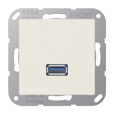 Мультимедийный модуль USB MAA1122, слоновая кость