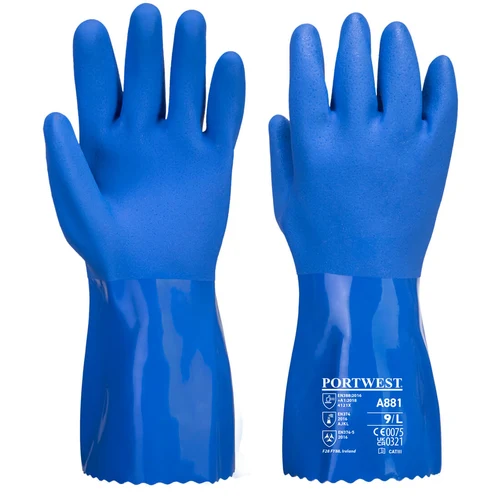 Перчатки Portwest Marine Ultra из ПВХ, устойчивы к химикатам