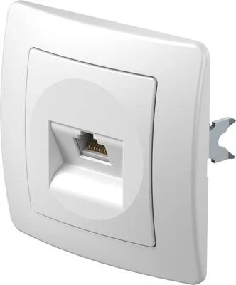 EKON Priza internet RJ45 cat5e, alb (KE37PW-U)