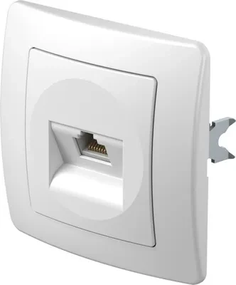 Розетка CAT5e KS RJ45, белый