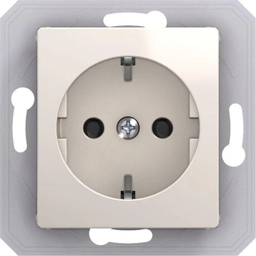 EKON Priza Schuko 16 А cu protectie, bej (VE10IWXO-B)