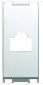 Фасад для розетки RJ45/RJ11 1M, белый