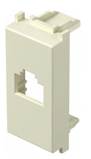 Фасад для розетки RJ45/RJ11 EKON 1M, слоновя кость