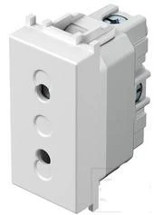 Розетка евро/американская + KS 2P 16A белый матовый (VM21MW-U)