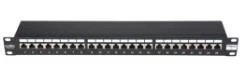 Патч-панель 19"" 24*RJ45 кат.6 экранированный