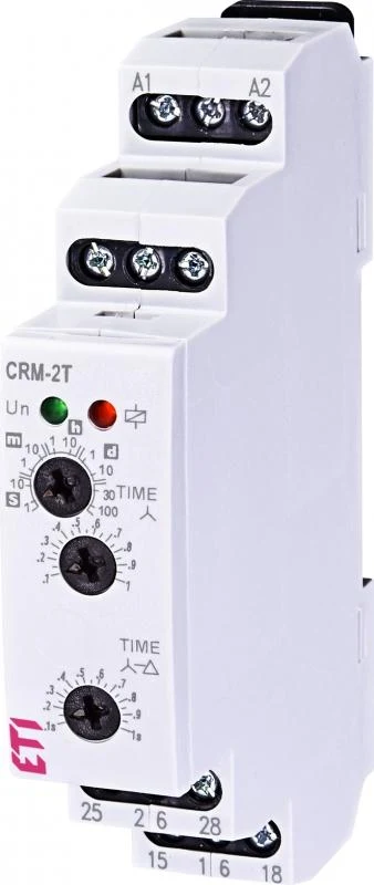 CRM-2T UNI Releu de timp 16A 